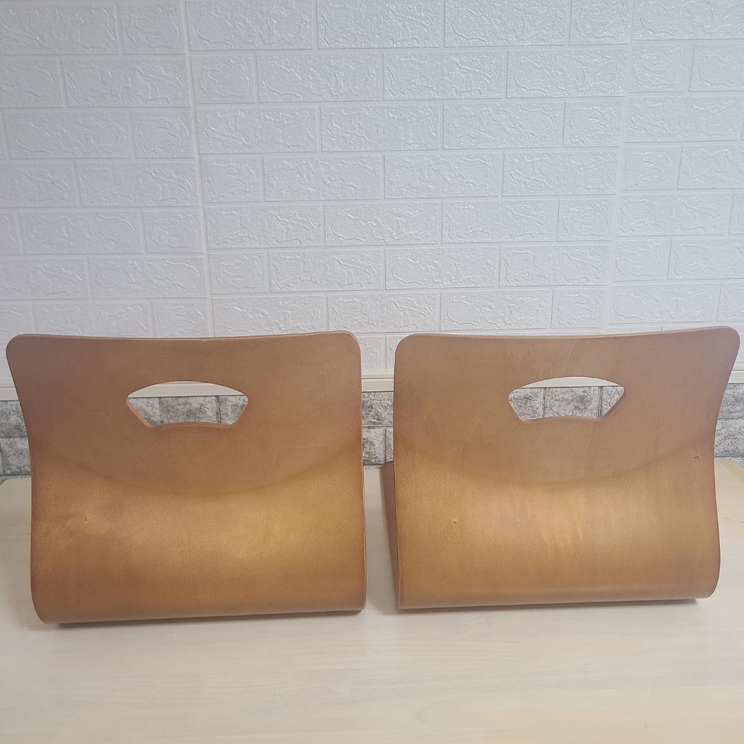 弘益　木製　座椅子 曲げ木 ６脚セット