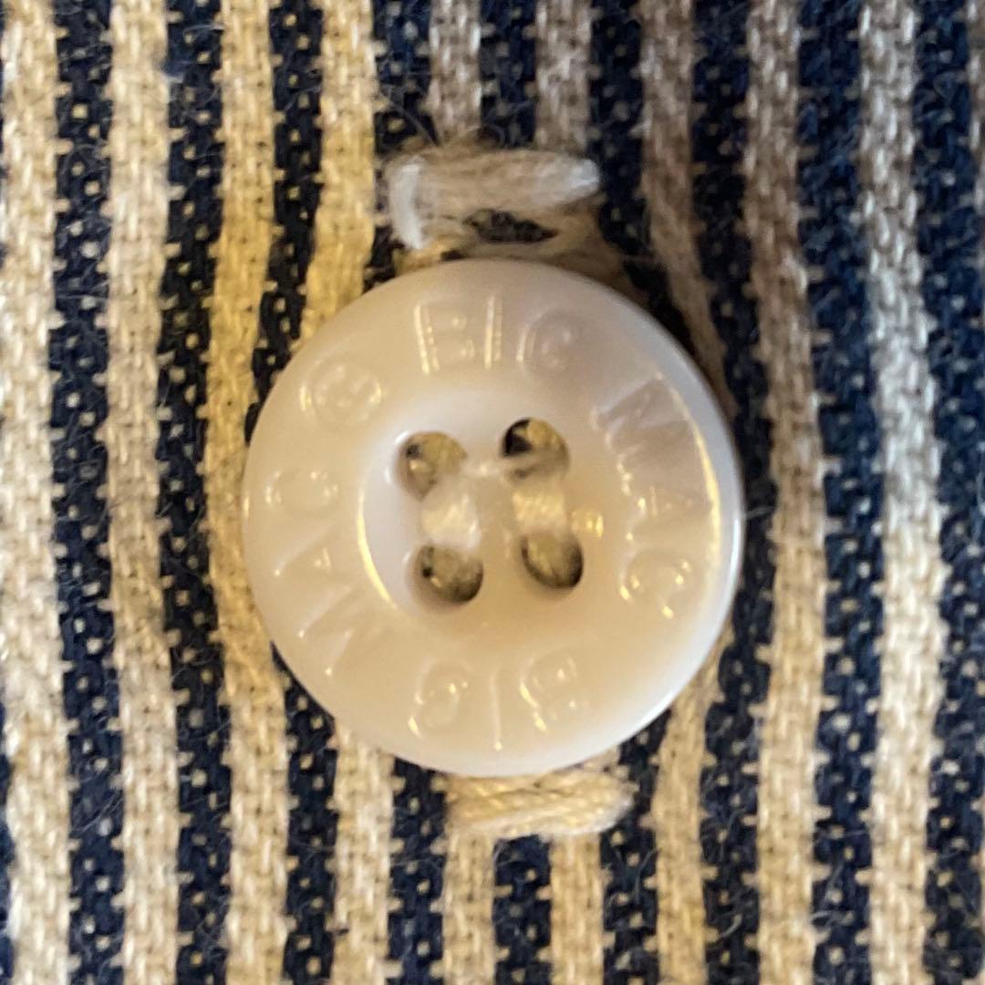【美品】70s vintage BIG MAC ヒッコリーデニムシャツ長袖　M