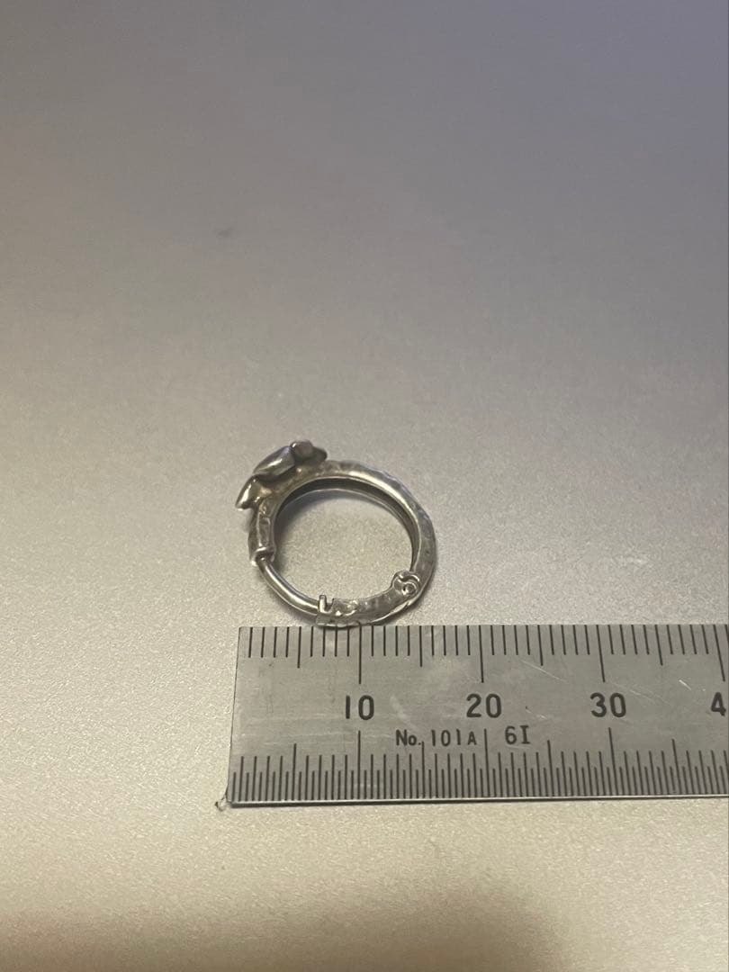 ローリーロドキン　シルバー925フープピアス