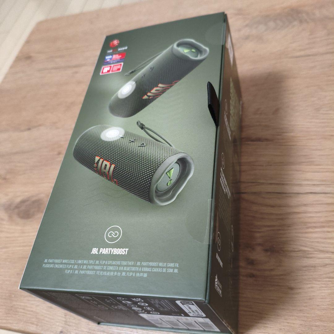 JBL FLIP6 ワイヤレススピーカー ダークグリーン