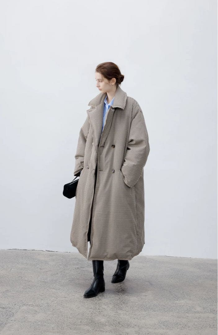 ジャケット・アウター tageechita JAPAN CLASSIC PLAID DOWN COAT