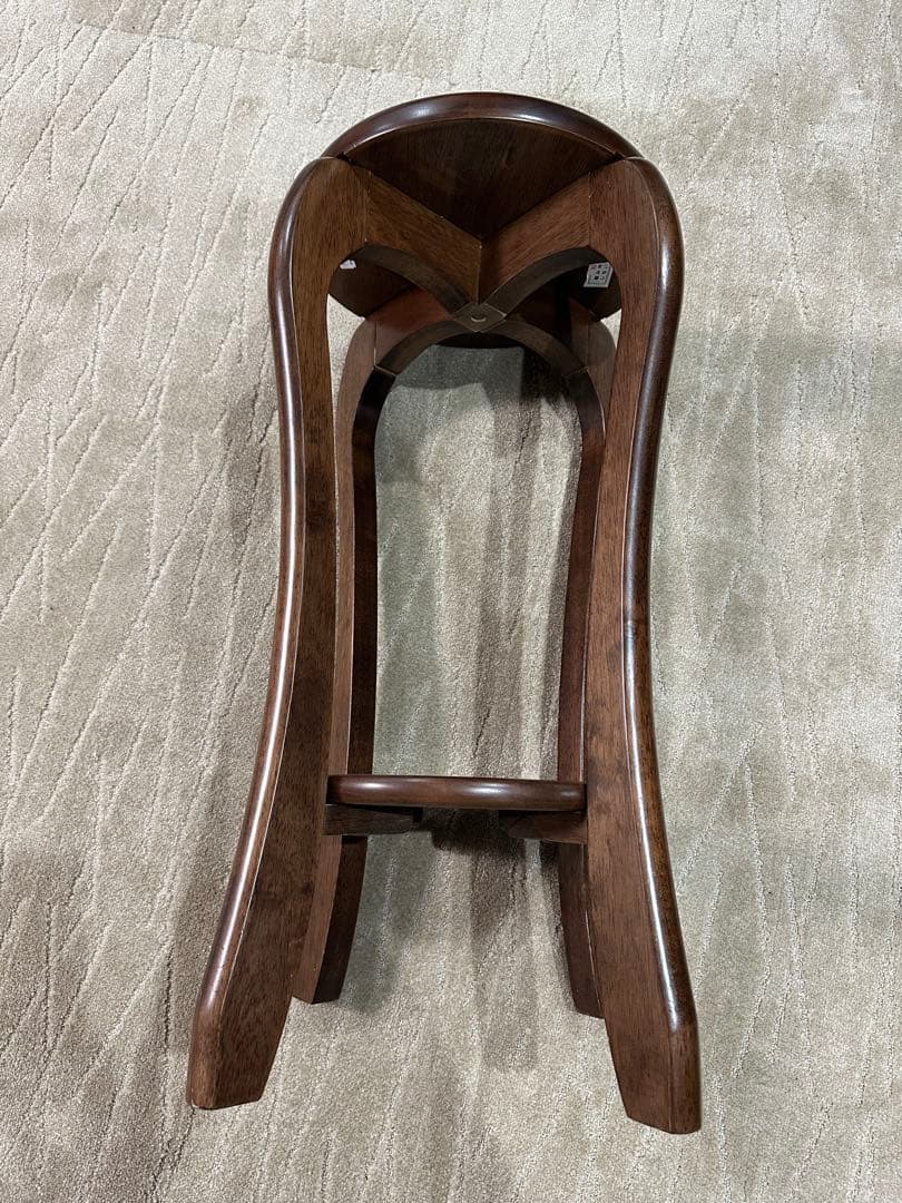 フラワースタンド 花台 二段ラック サイドテーブル 木製 飾り台 台 天然木