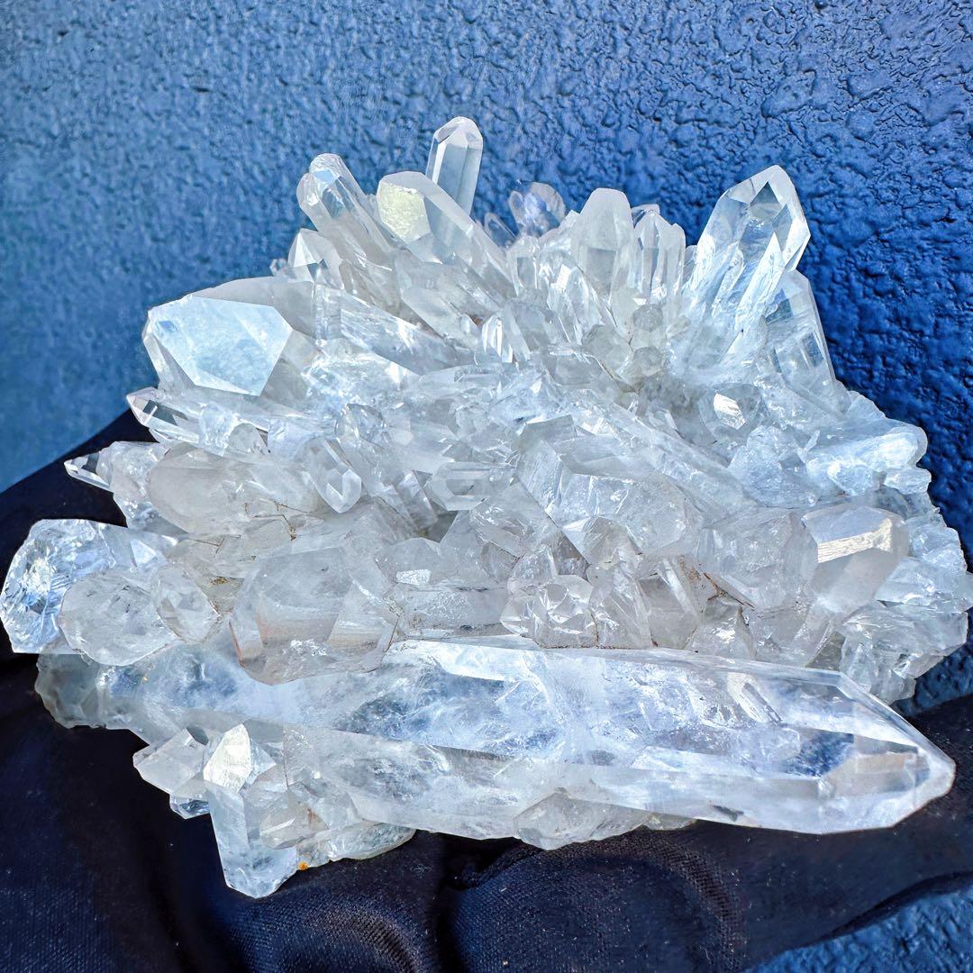 別格高級品❗️希少高透明度❗️浄化❗️超強いパワーキラキラヒマラヤクラスターA1326