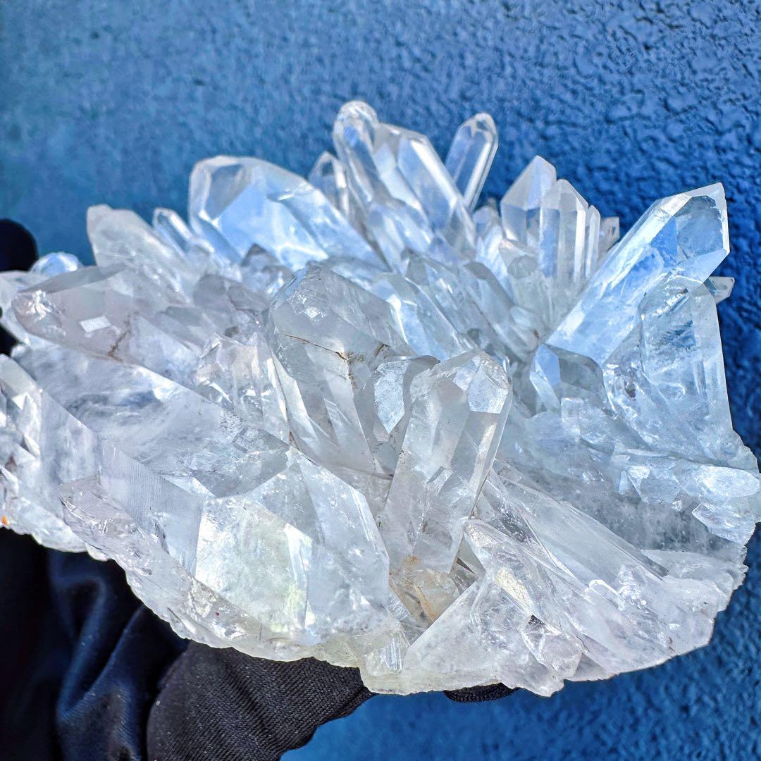 別格高級品❗️希少高透明度❗️浄化❗️超強いパワーキラキラヒマラヤクラスターA1326