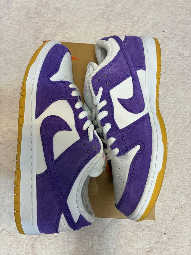 NIKE sb dunk low オレンジレーベル　パープル