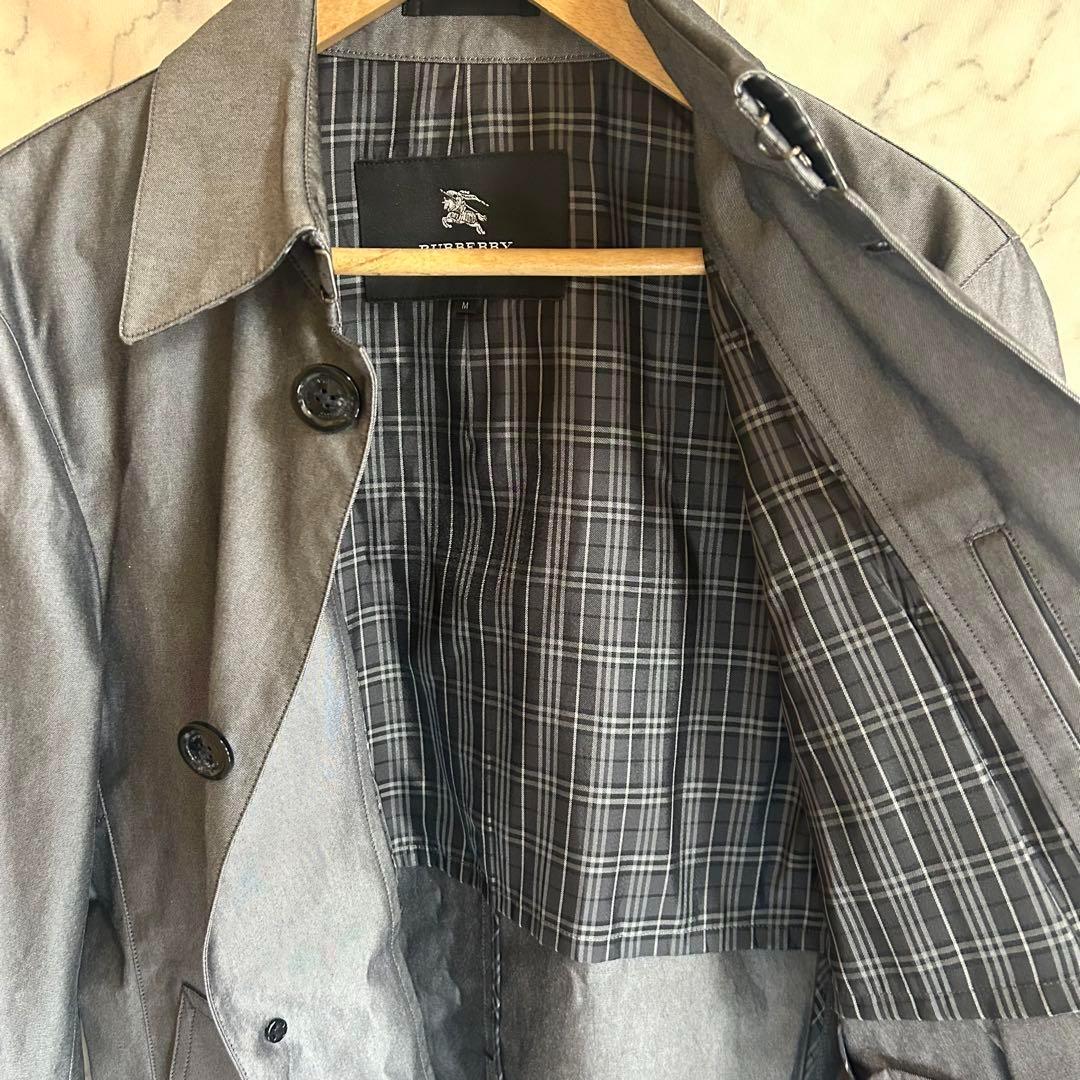 BURBERRY BLACK LABEL バーバリー ステンカラーコート M