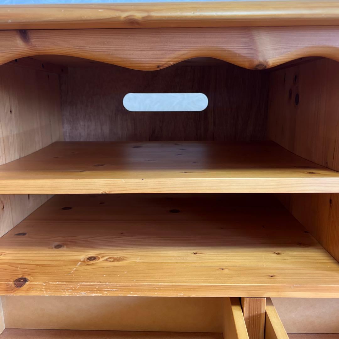 カントリー調 パイン材 テレビ台 ローボード テレビボード リビング