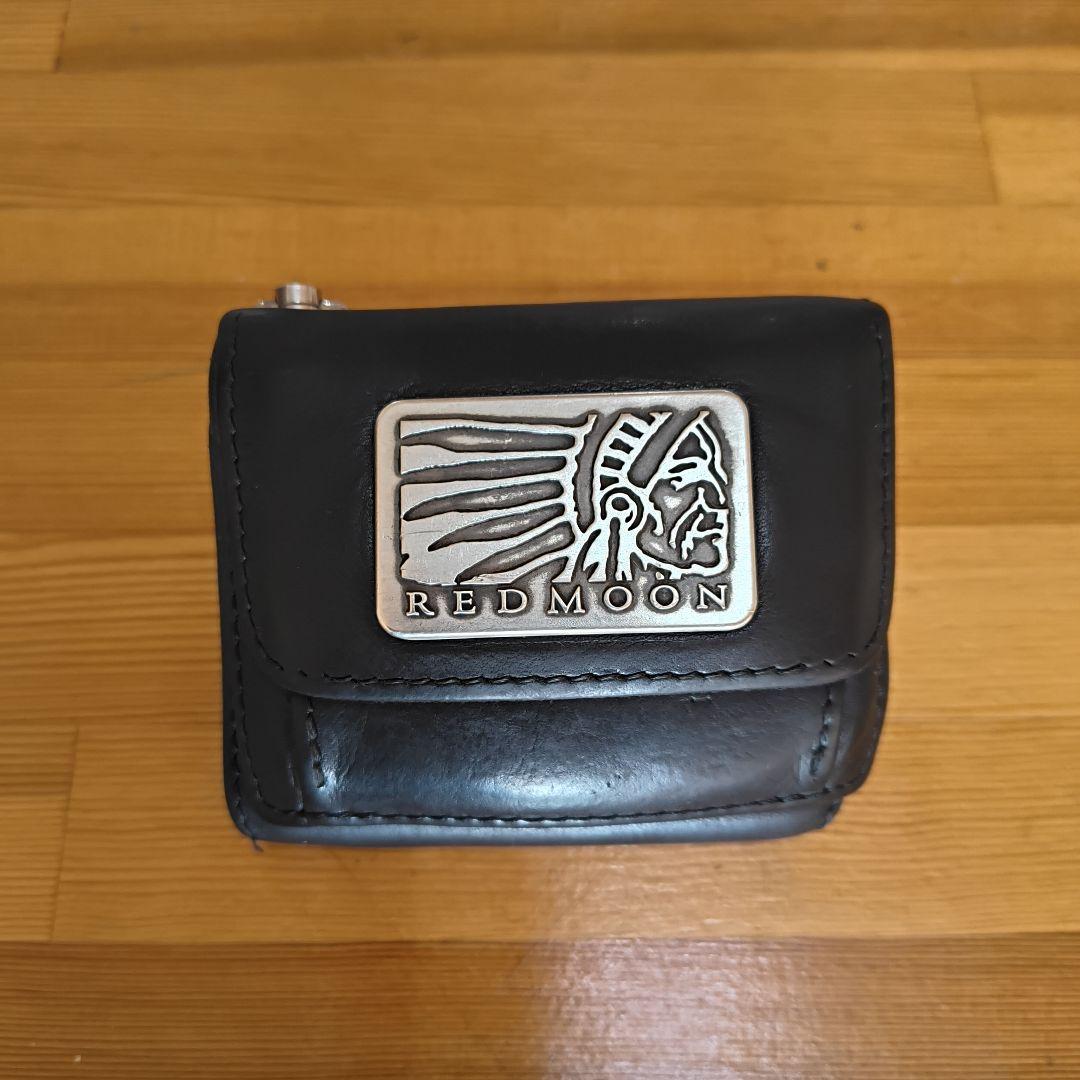 REDMOON 黒 三つ折り財布　本革