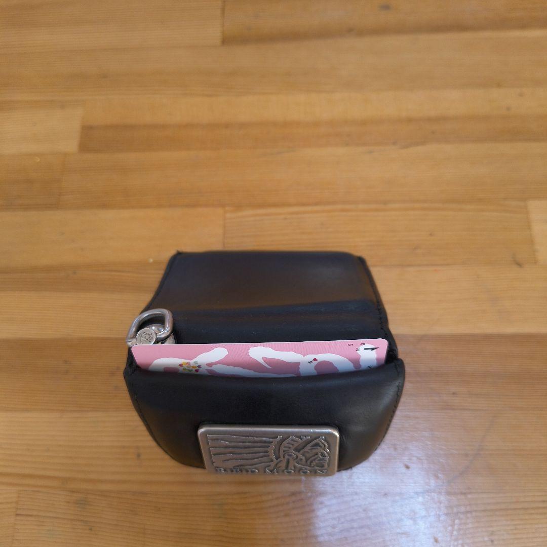 REDMOON 黒 三つ折り財布　本革