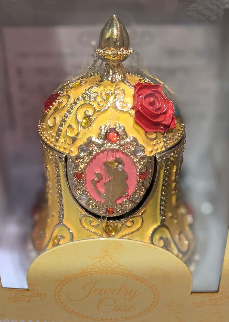 ディズニーストア　ジュエリーケース　美女と野獣　ベル　新品未使用　小物入れ