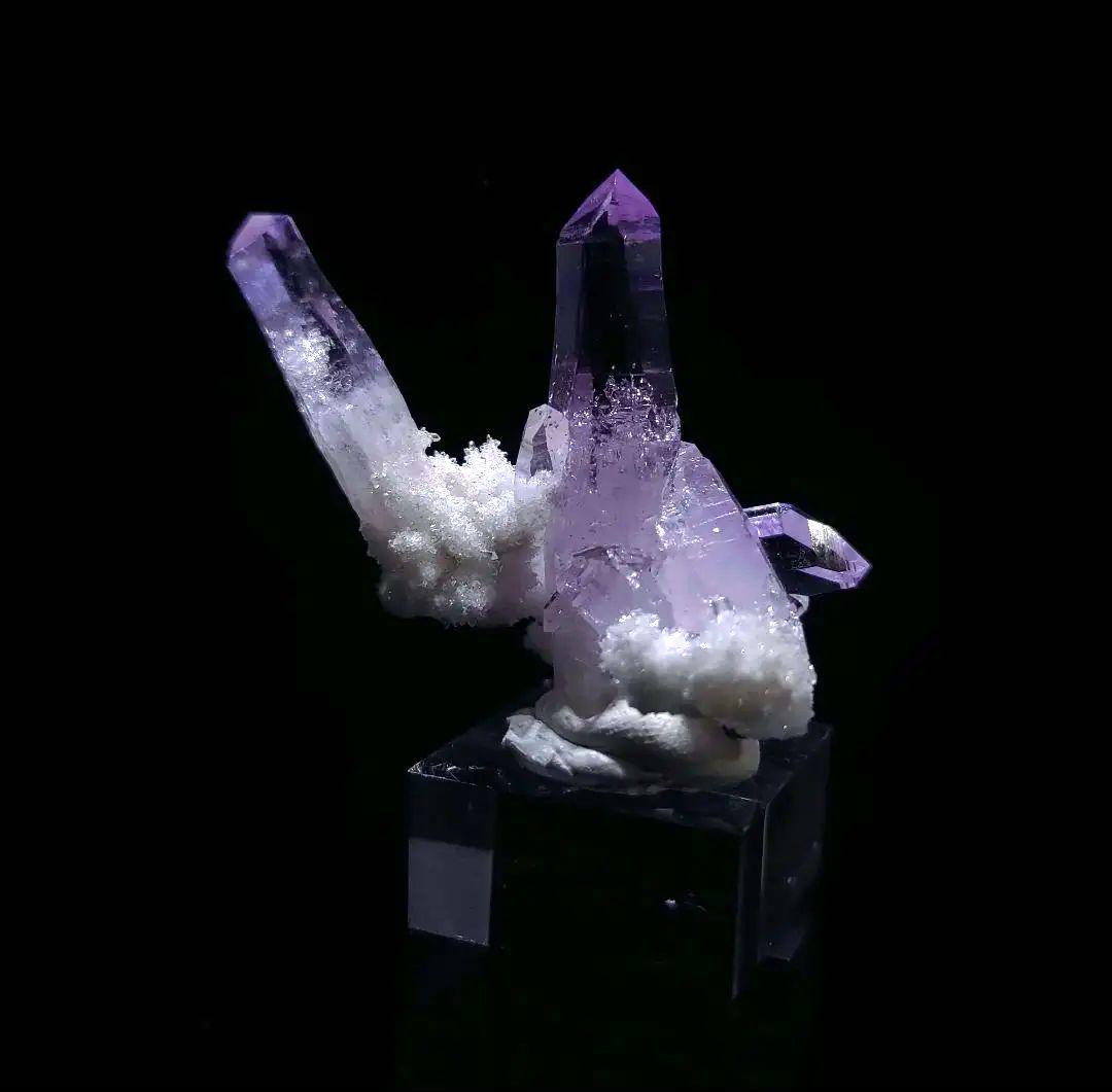 ベラクルスアメジスト 鉱石 鉱物 ミネラル 標本 原石 母岩付き ⑤