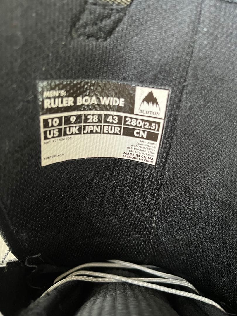 BURTON RULER BOA WIDEスノーボードブーツ オリーブグリーン