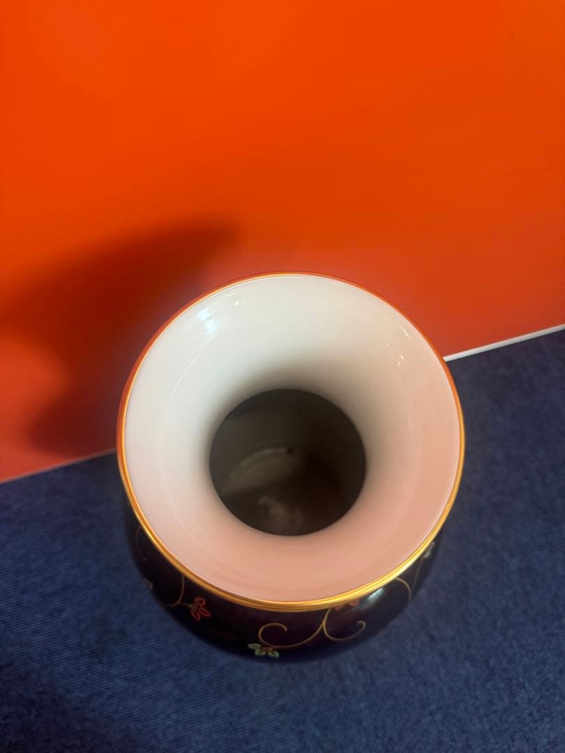 1940  ノリタケ/スタジオコレクション瑠璃金彩 花瓶