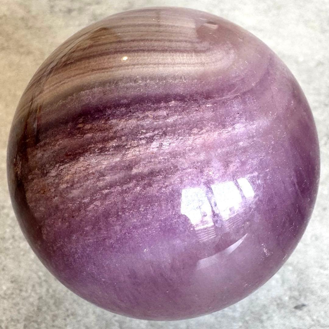 シルキーフローライト　スフィア　約58mm