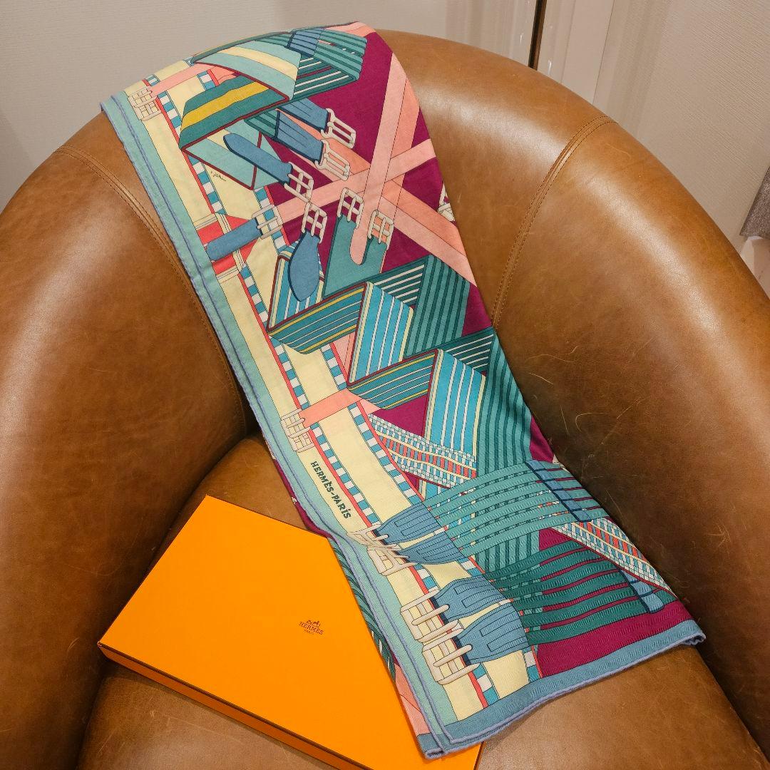 エルメス カレ 90 SANGLES EN 2017春夏 ZIGZAG スカーフ