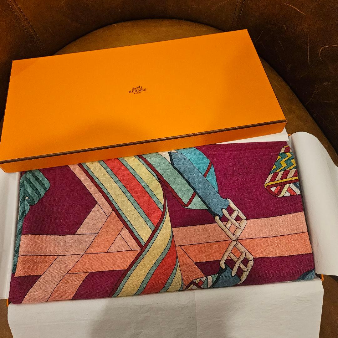 エルメス カレ 90 SANGLES EN 2017春夏 ZIGZAG スカーフ