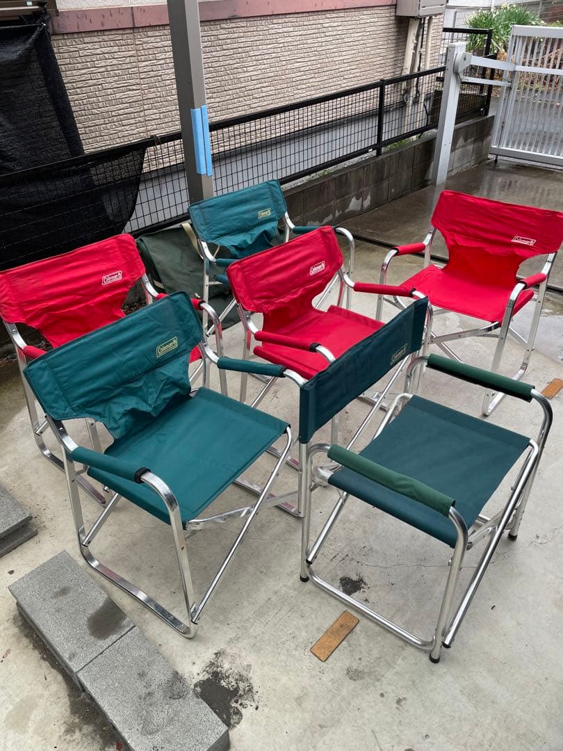 最終値下げ済！引取り限定！Coleman コールマン　キャンピングチェアセット