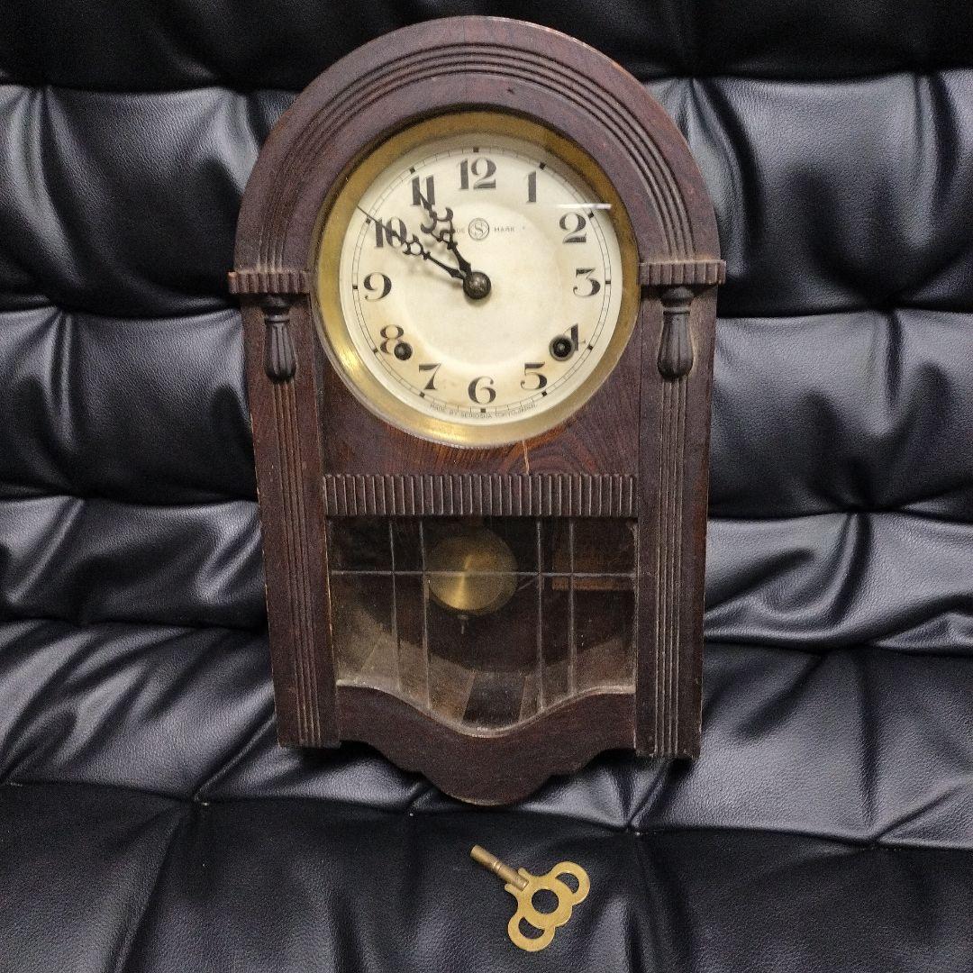 戦前 四阪島 掛時計 住友 アンティーク 無人島 骨董 SEIKOSHA