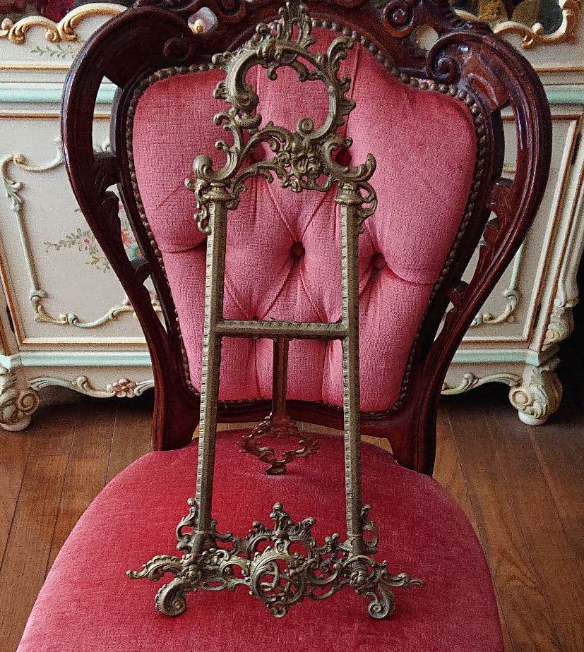 真鍮アンティークイーゼル