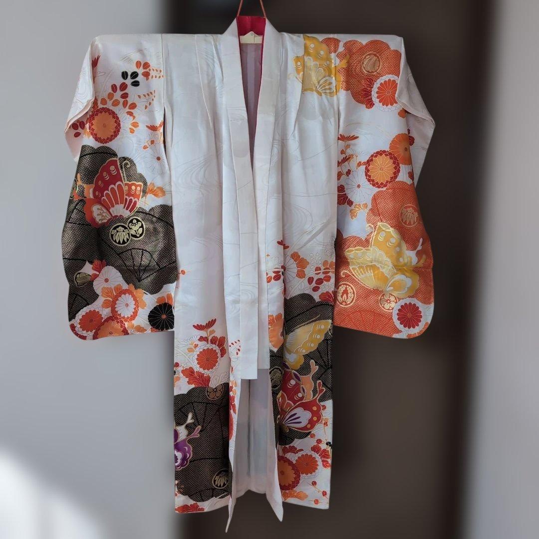 着物 長襦袢 七五三 足袋 髪飾り 後板 前板 紐 セット