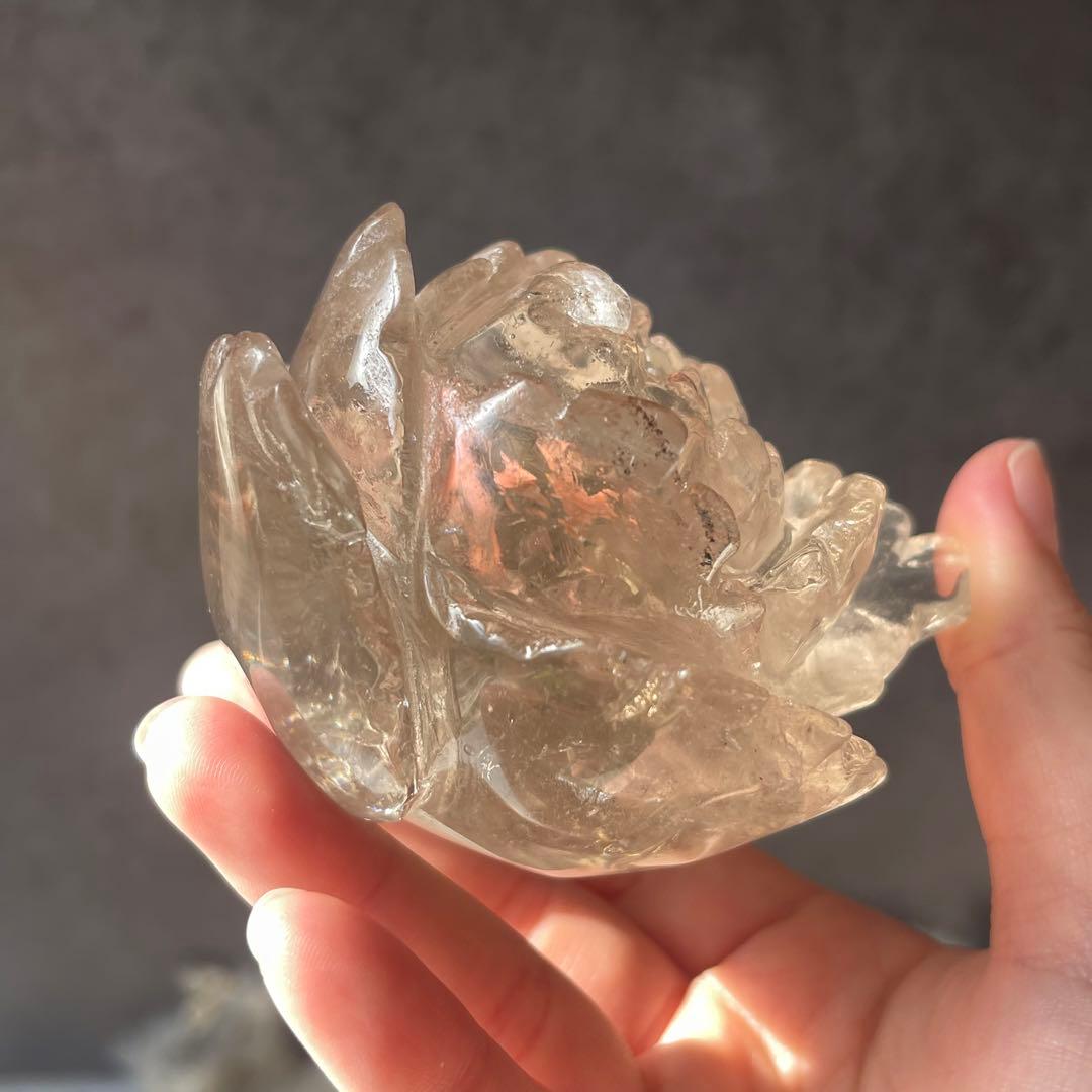 スモーキークォーツ ローズ クリア◎
