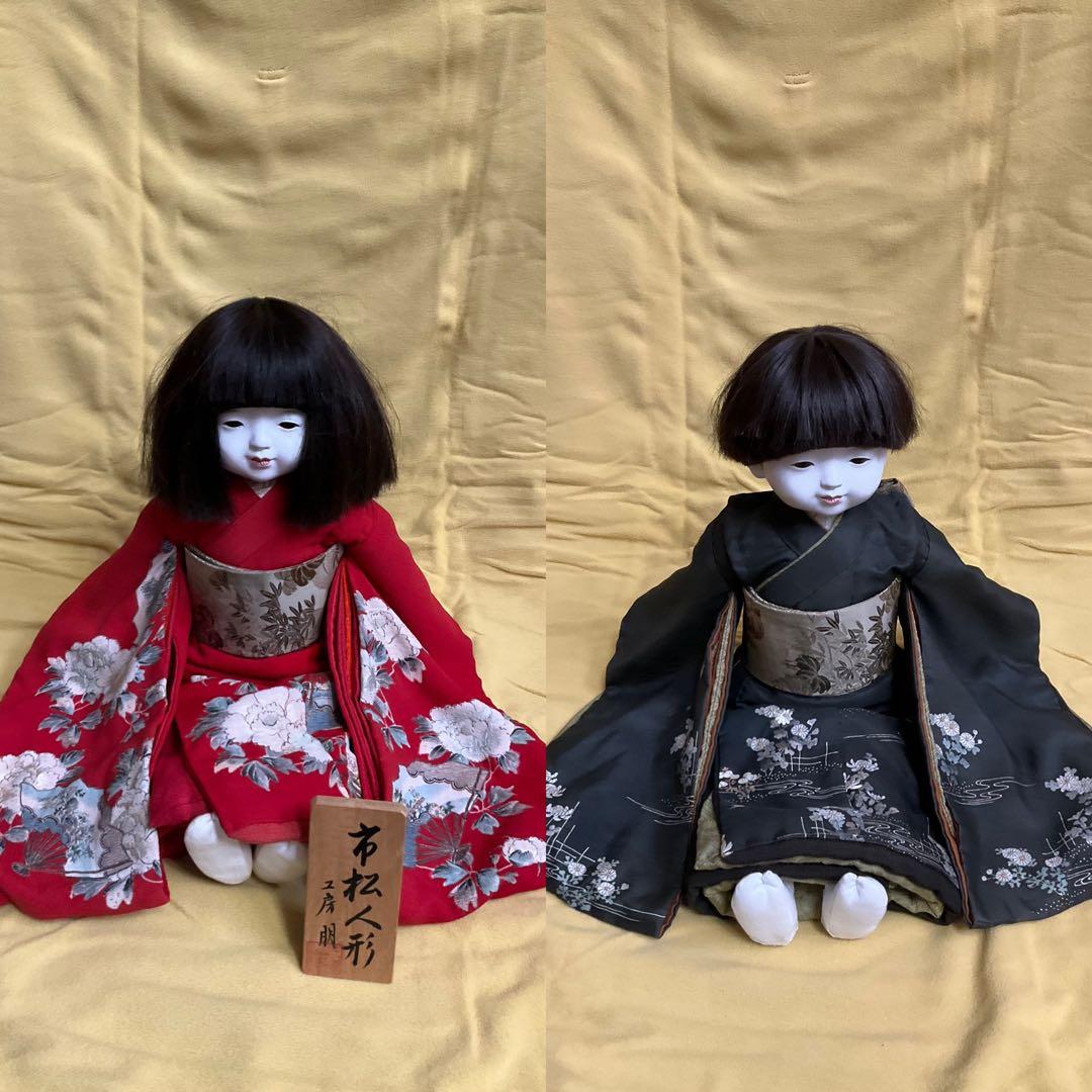 市松人形　男の子と女の子　工房朋