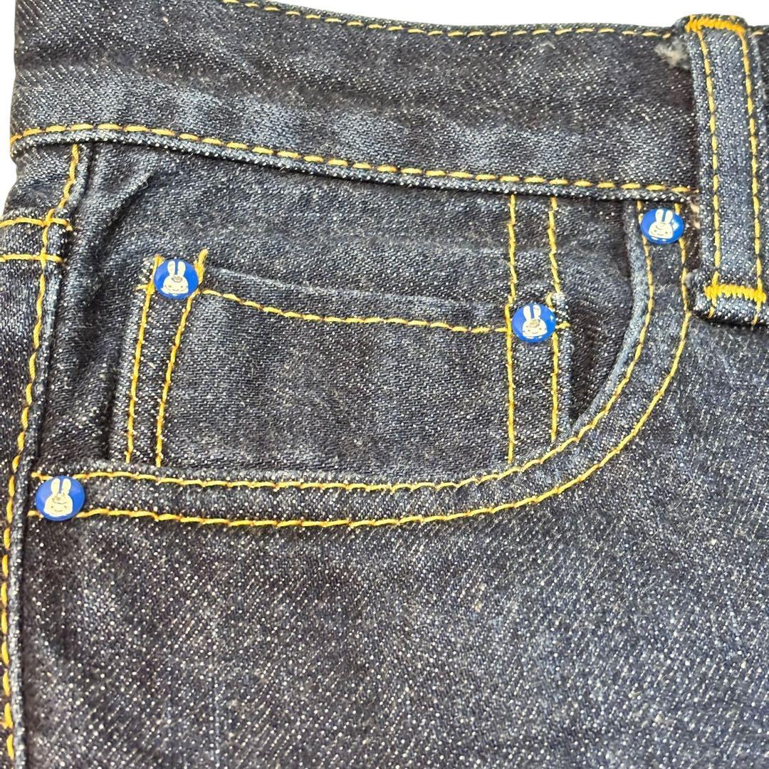 CUNE キューン 青ボタン 2連うさぎ L スキニーデニム TB07J201