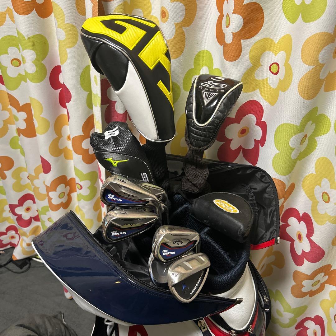 初心者・リターンゴルファーにもオススメ　メンズゴルフクラブセット　11本セット