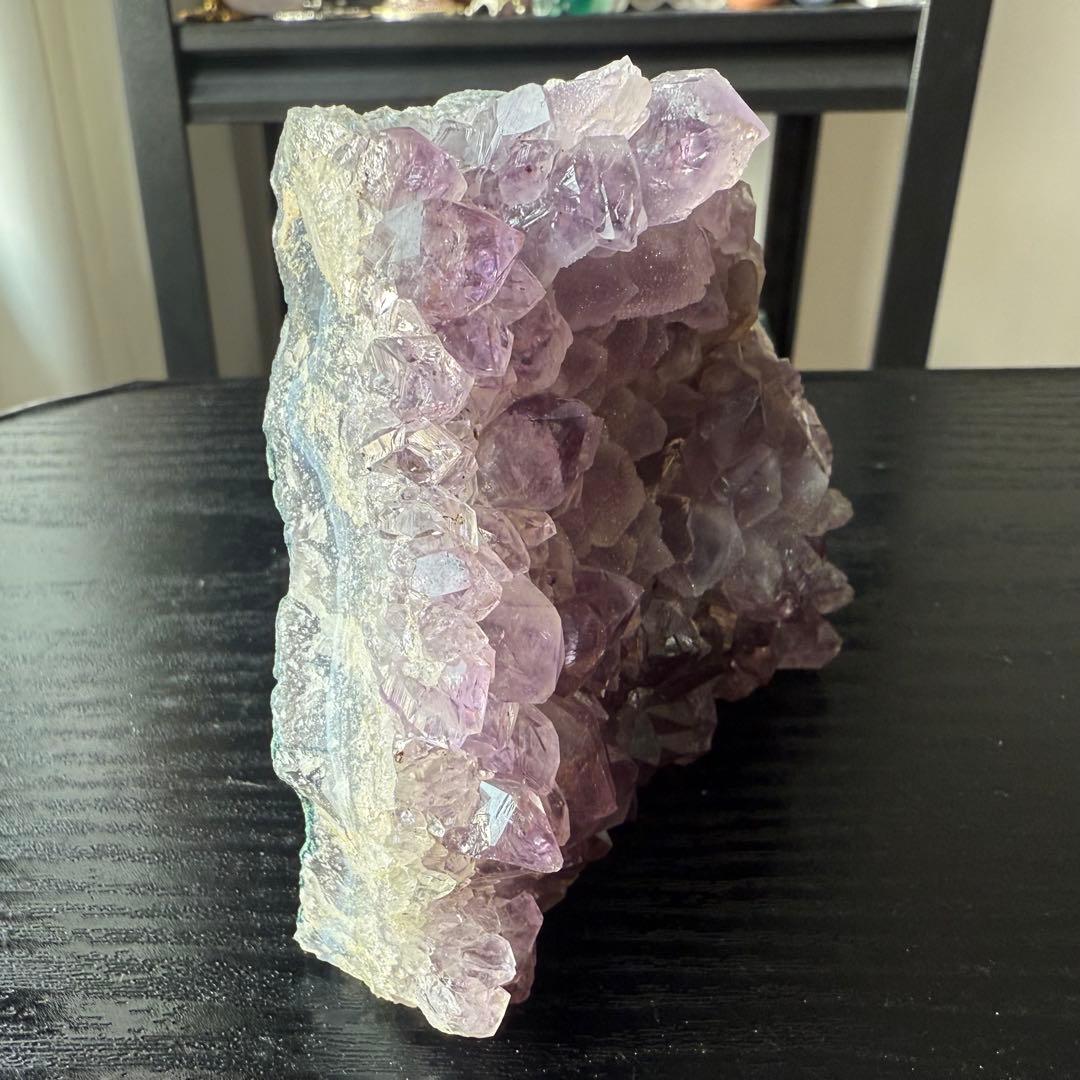 天然石シュガーアメジストの原石　置物　鉱物NO.011613