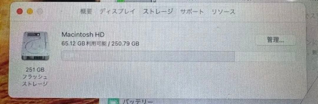 MacBook本体 MacBook Air(13-inch, Early 2015) 256GB