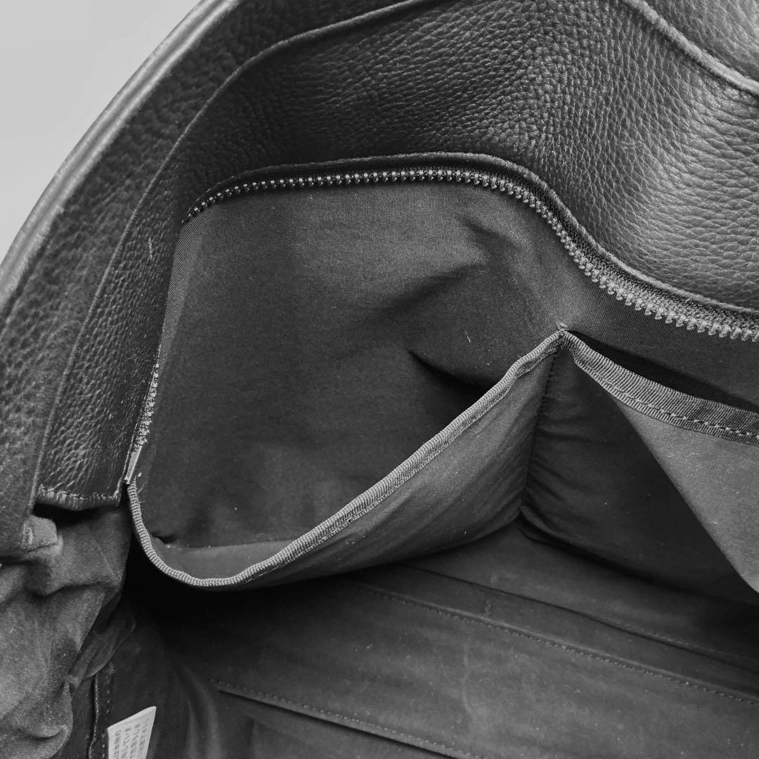 PORTER　トートバッグ　ブラックレザー　大容量　ビジネス