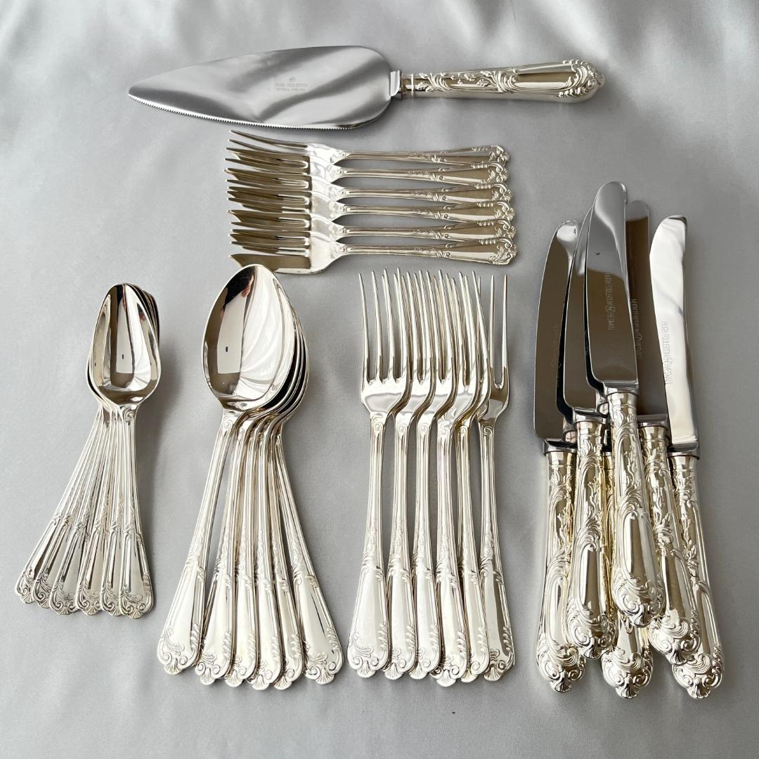 【Hugh Foulerton】デザートセット 6名用31本組 サーバー付