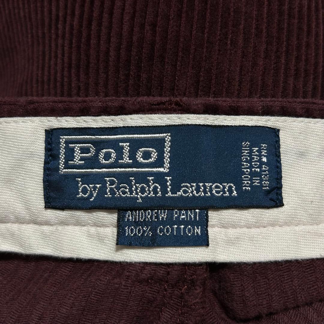 ポロラルフローレン中畝コーデュロイパンツP411アンドリューw40アメリカ古着