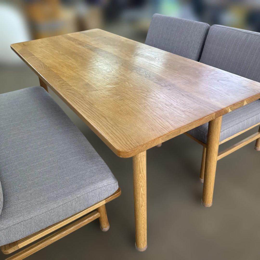 弘益　天然木おしゃれダイニングテーブル