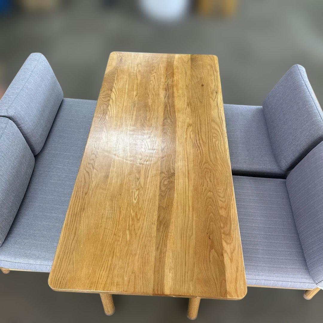 弘益　天然木おしゃれダイニングテーブル