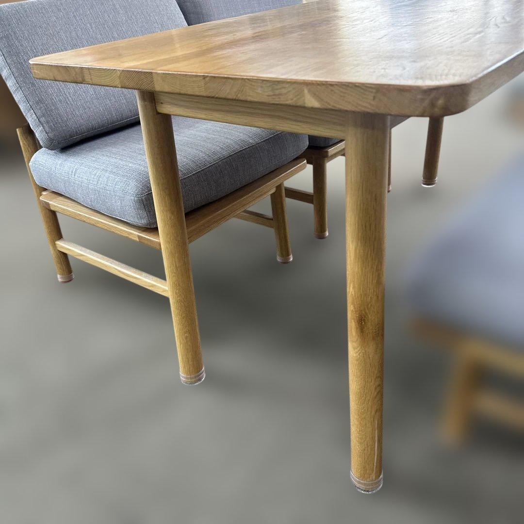 弘益　天然木おしゃれダイニングテーブル