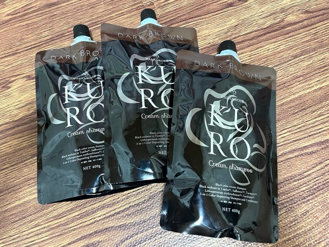 KUROヘアカラークリームシャンプー　ダークブラウン
