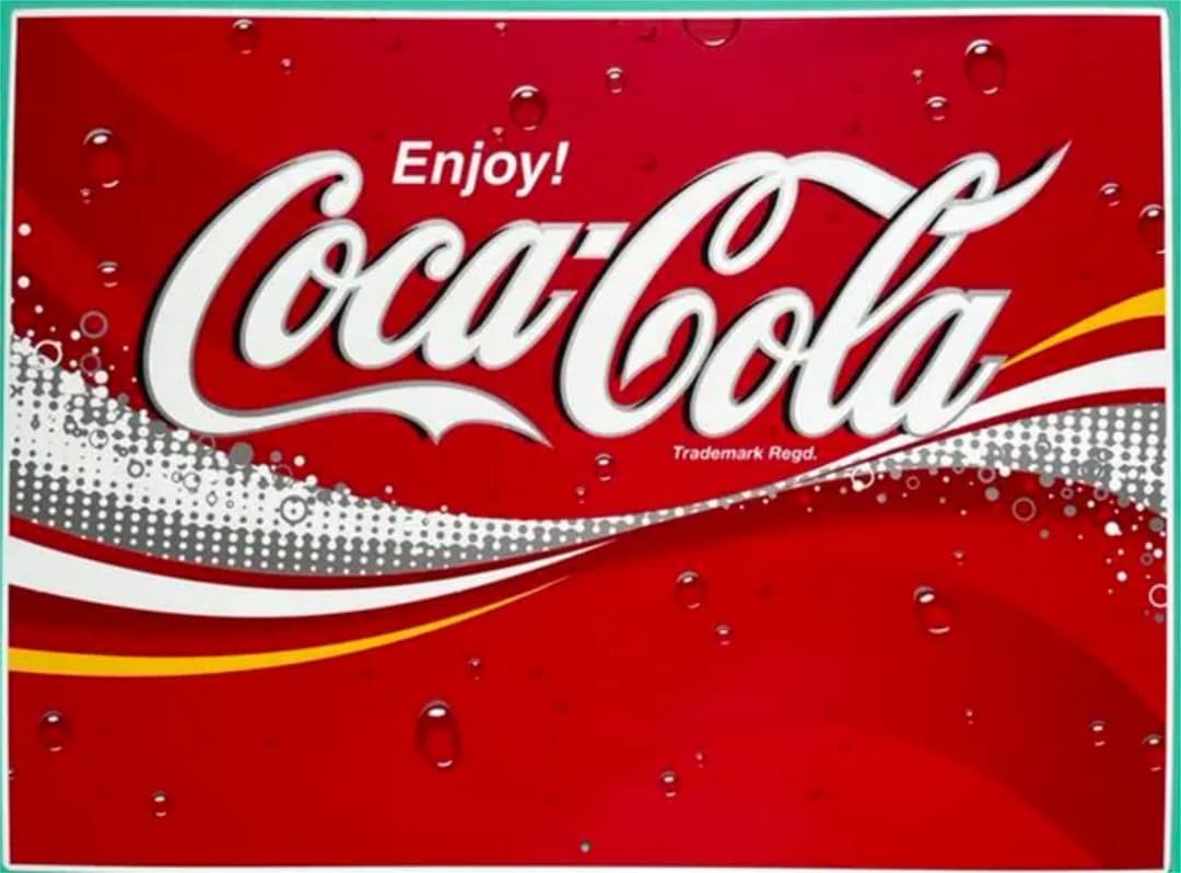 コカ•コーラ　希少ホーロー看板