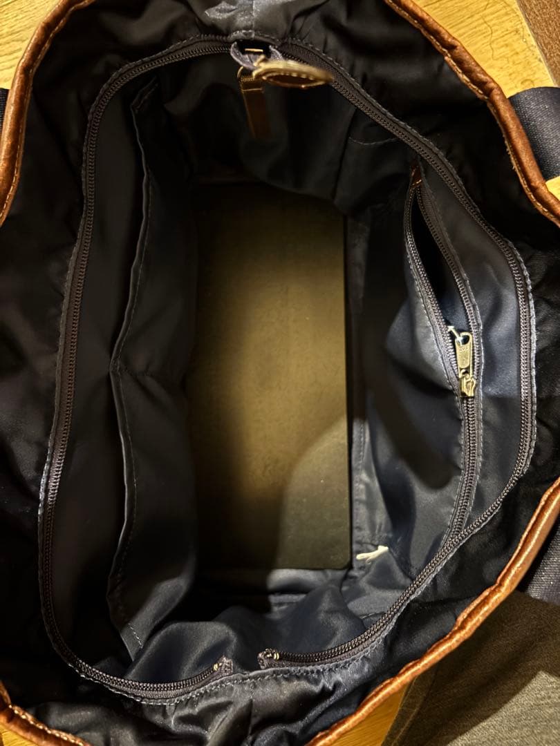 【美品　希少】PORTER 吉田カバン　ポーター　プラン　トートバッグ　ネイビー