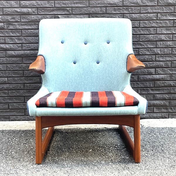 フレドリックカイザー　ラウンジチェア　１Pソファ　ノルウェー　北欧ビンテージ