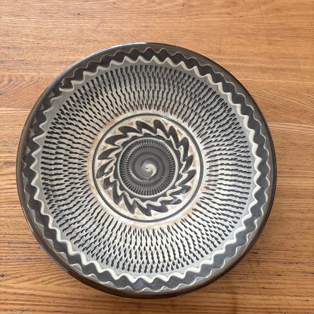 小鹿田焼　大皿