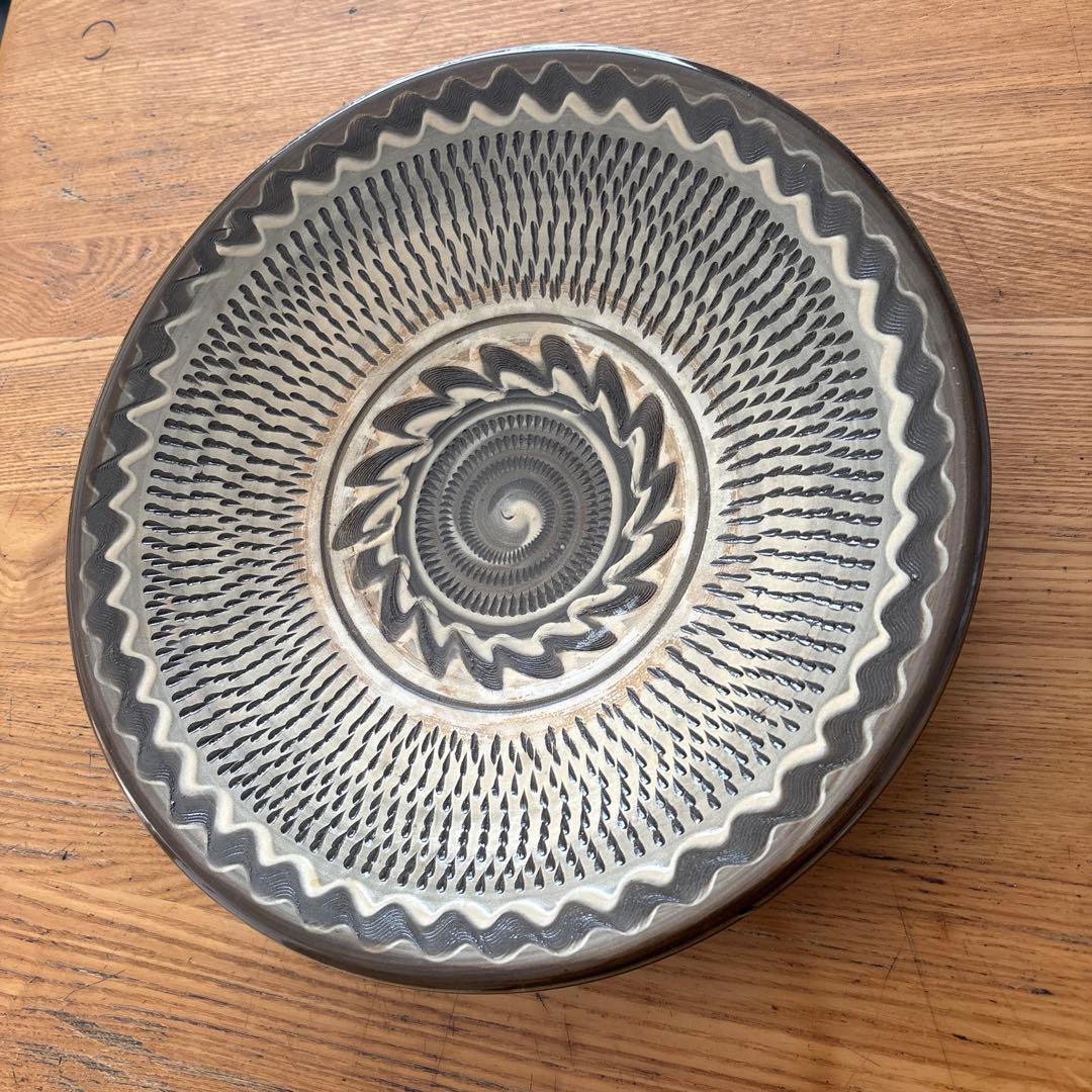 小鹿田焼　大皿