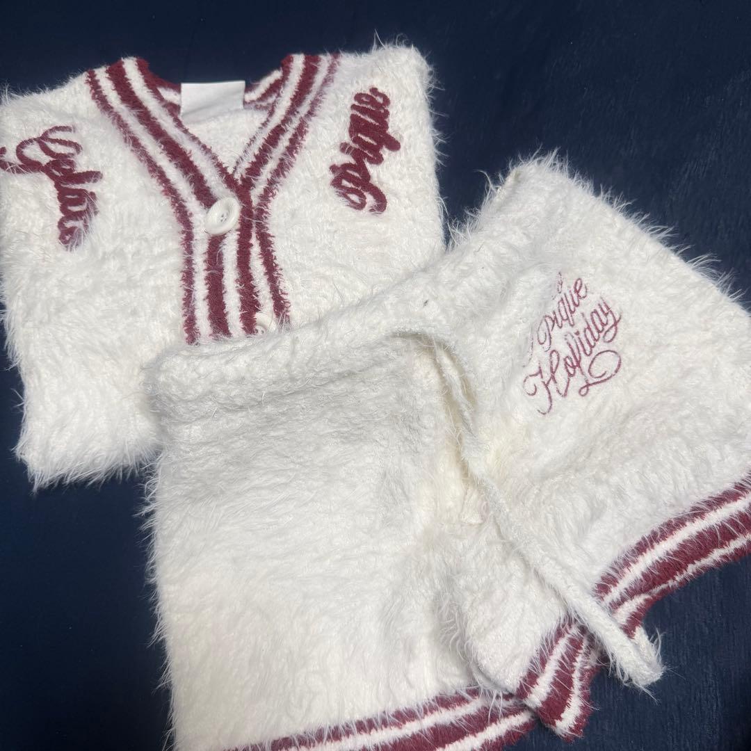 gelato pique 2024HOLIDAY カーディガン&ショートパンツ