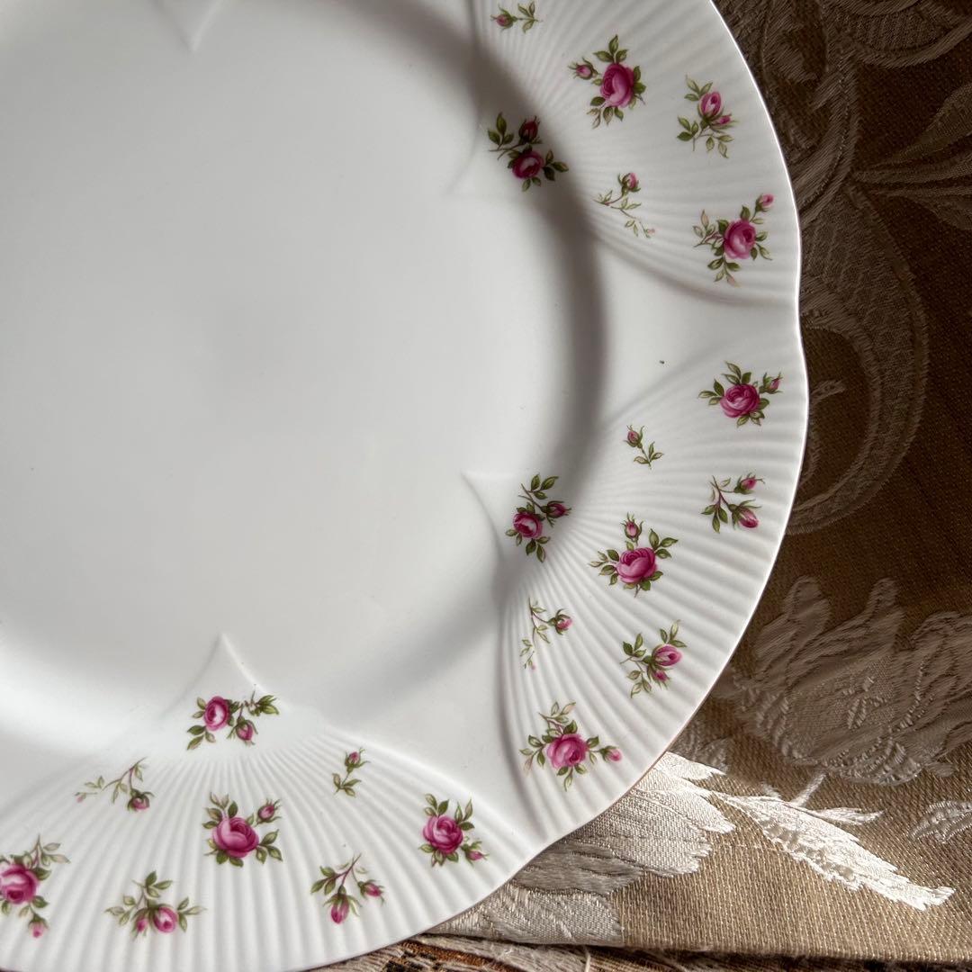 英国製  Rosalie 可憐な花びら ディナー皿5枚