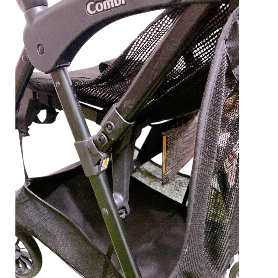 combi ベビーカー Acbee plus AN B型 レザー調ハンドル