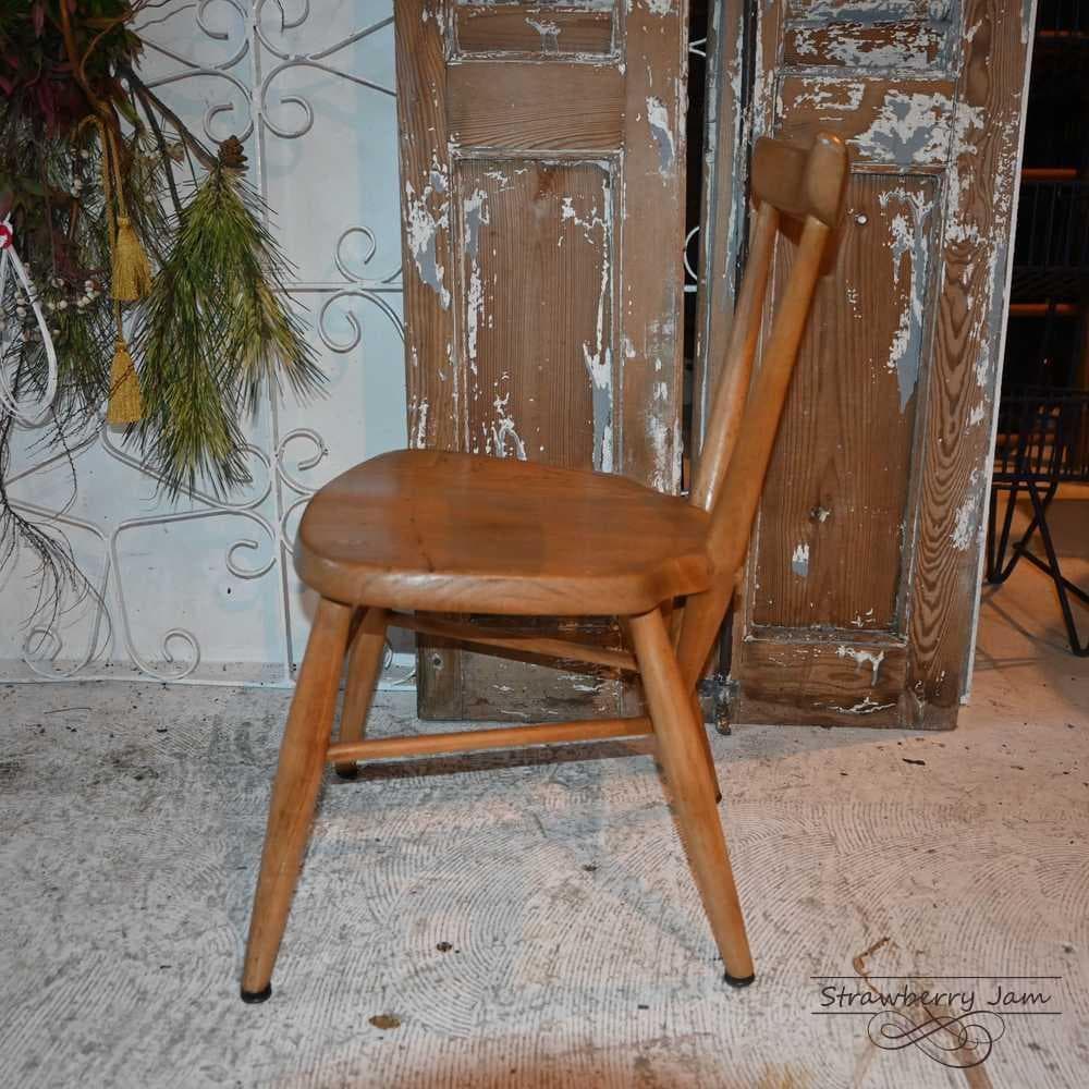 L3710-10 英国ヴィンテージ アーコールチェア スタッキング キッズチェア