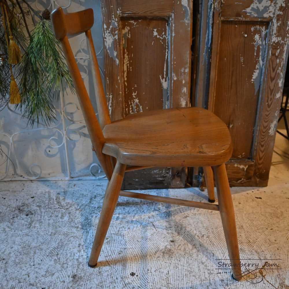 L3710-10 英国ヴィンテージ アーコールチェア スタッキング キッズチェア