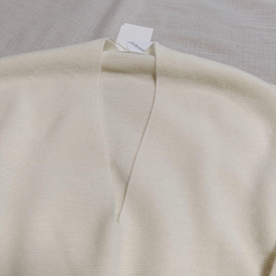 値下げ 新品 リヴドロワ ウール100% ホールガーメント仕様 フリー