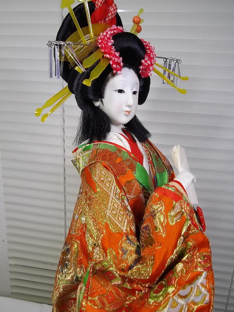 高さ55cm 日本人形 花魁人形 おいらん 玉眼入り