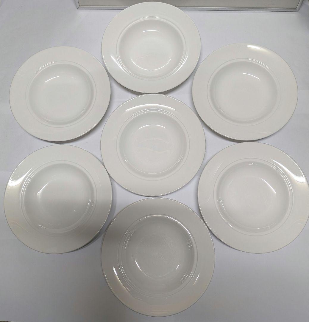 NIKKO ニッコー プレート 7枚セット ボーンチャイナ パスタ皿 スープ皿